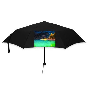 HERBST TRAUM - Regenschirm (klein) - Schwarz - Vorne