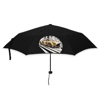 sport car - Regenschirm (klein) - Schwarz - Vorne