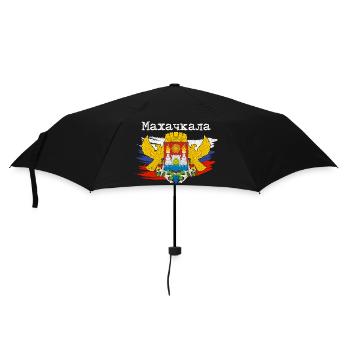 Dagestan Adler Kaukasus Papakha Dagestani - Regenschirm (klein) - Schwarz - Vorne