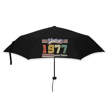 Tolles Geburtstagsgeschenk 1977 seit 1977 kam - Regenschirm (klein) - Schwarz - Vorne