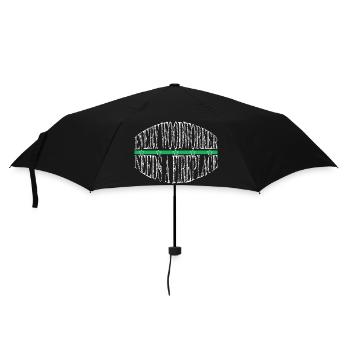 Bûcheron, charpentier-menuisier de construction, charpentier-menuisier syndical - Parapluie standard - noir - Devant