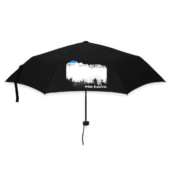 Wilde Kaiserin - Regenschirm (klein) - Schwarz - Vorne