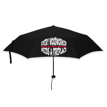 charpentier blague drôle artisans conception - Parapluie standard - noir - Devant