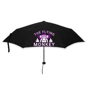 Le singe volant - Parapluie standard - noir - Devant
