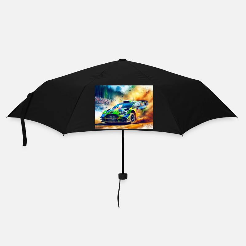 Course de voitures de rallye - Parapluie standard - noir