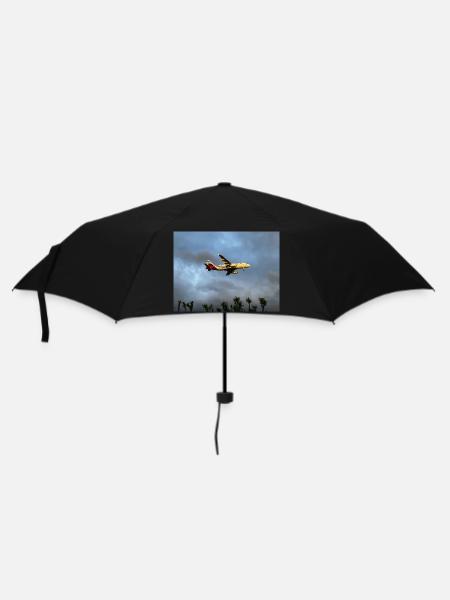 Plane - Regenschirm (klein) - Schwarz