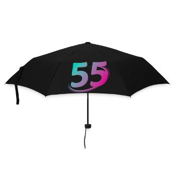 Number 55 multicolor - Umbrella (small) - black - Front