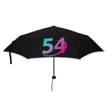 Number 54 multicolor - Umbrella (small) - black - Front
