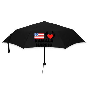 Heart Hand - America - Kamala Harris - American - Umbrella (small) - black - Front