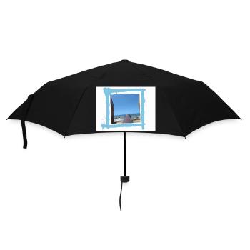 Sea view - Umbrella (small) - black - Front