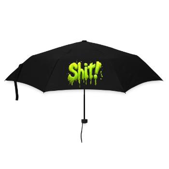 SLime Shit! - Regenschirm (klein) - Schwarz - Vorne