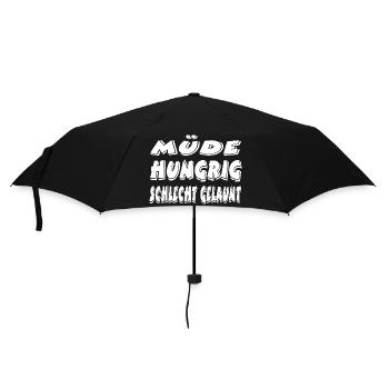 Party - Regenschirm (klein) - Schwarz - Vorne