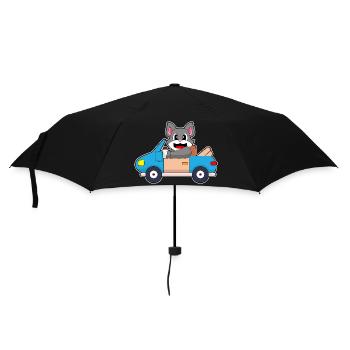 Cat Car - Umbrella (small) - black - Front