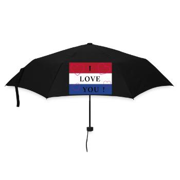 Holland / Netherlands / Pays-Bas Flag / Drapeau - Parapluie standard - noir - Devant