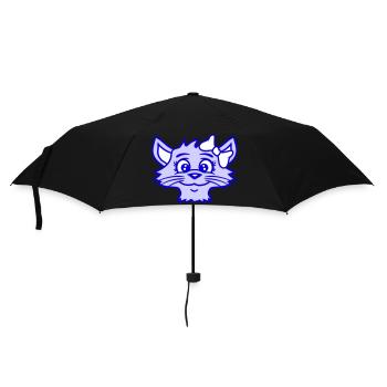 mignon fille chat jolie arc femme femme - Parapluie standard - noir - Devant