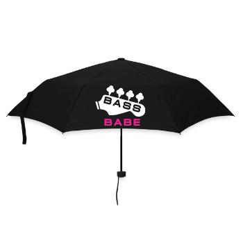 Bass Babe For Women Bass Players - Umbrella (small) - black - Front