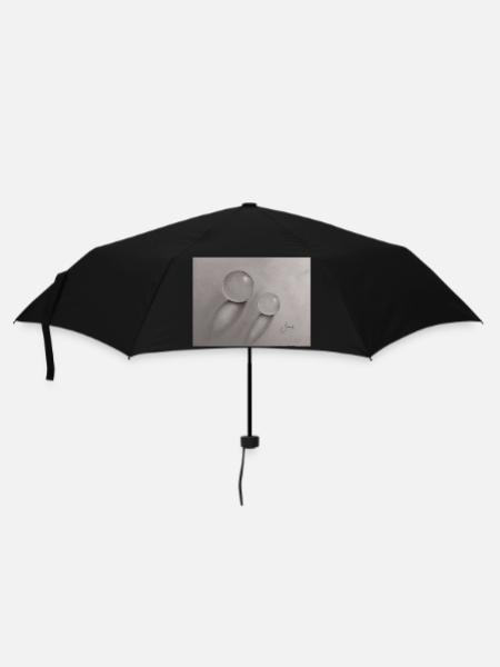 Transparent glass balls with shadow effect - Umbrella (small) - black