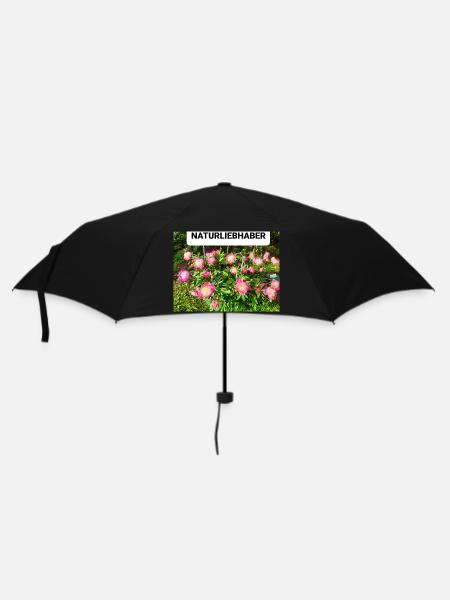 Peonies - Umbrella (small) - black