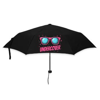 Undercover Speech - Funny Costume with Sun Bril - Umbrella (small) - black - Front