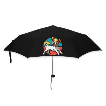 Jack Russel Terrier - Parapluie standard - noir - Devant
