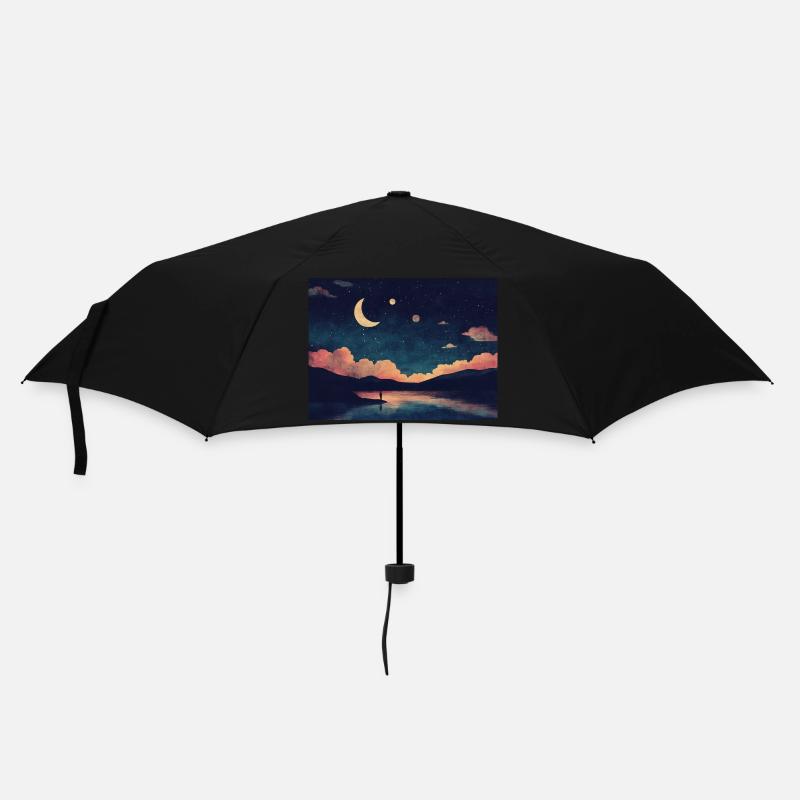 The lake - Umbrella (small) - black