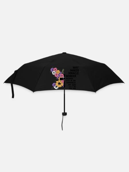 Waymaker - Regenschirm (klein) - Schwarz