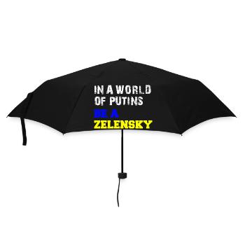 In a World of Putins be a Zelensky - Umbrella (small) - black - Front
