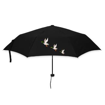 Flying Ducks - Umbrella (small) - black - Front