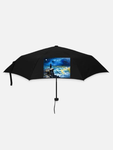 Mom at booth 8 - Umbrella (small) - black