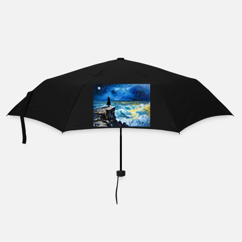 Maman au stand 8 - Parapluie standard - noir
