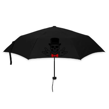 Marié Skeleton Enterrement de vie de garçon - Parapluie standard - noir - Devant