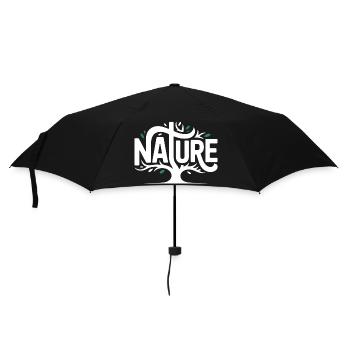 Nature - Coo Tree Logo - Umbrella (small) - black - Front