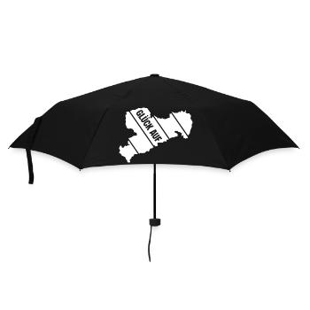 Retro Sachsen Gruss - Regenschirm (klein) - Schwarz - Vorne