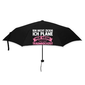 Bachelor Party Team Bride Hen Party - Umbrella (small) - black - Front