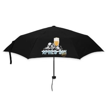 Après Ski Party – Cheers to the slopes! - Umbrella (small) - black - Front