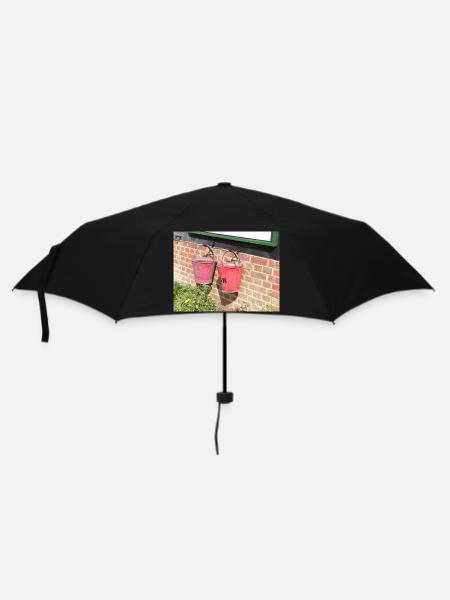 Weathered Pink Garden Buckets - Umbrella (small) - black