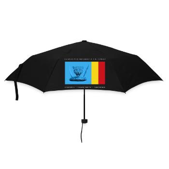 DRC FETT INOFFIZIELLE FLAGGE - Regenschirm (klein) - Schwarz - Vorne