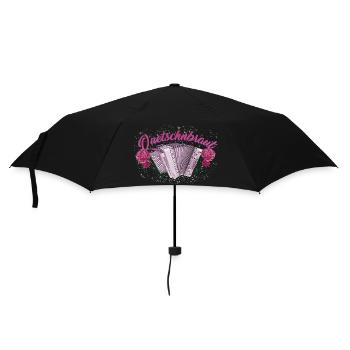Squeeze Bride - Harmonica with Roses - Umbrella (small) - black - Front