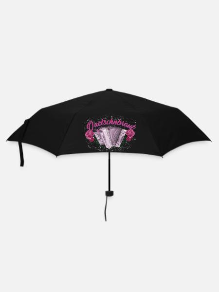 Squeeze Bride - Harmonica with Roses - Umbrella (small) - black