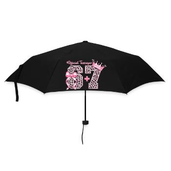 13th Birthday Shirt Funny Meme 67 Birthday 13 - Umbrella (small) - black - Front