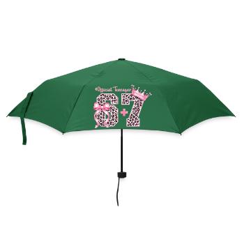 13. Geburtstags-Shirt Lustiges Meme 67 Geburtstag 13 - Regenschirm (klein) - Flaschengrün - Vorne