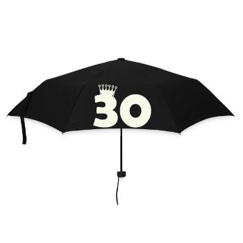 30_krone - Regenschirm (klein) - Schwarz - Vorne
