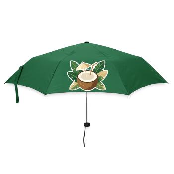 Coconut Island Cooler - Umbrella (small) - bottlegreen - Front