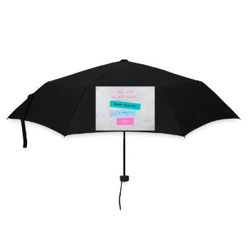 BONJOUR BEAUTÉ Motivation esthétique positive - Parapluie standard - noir - Devant