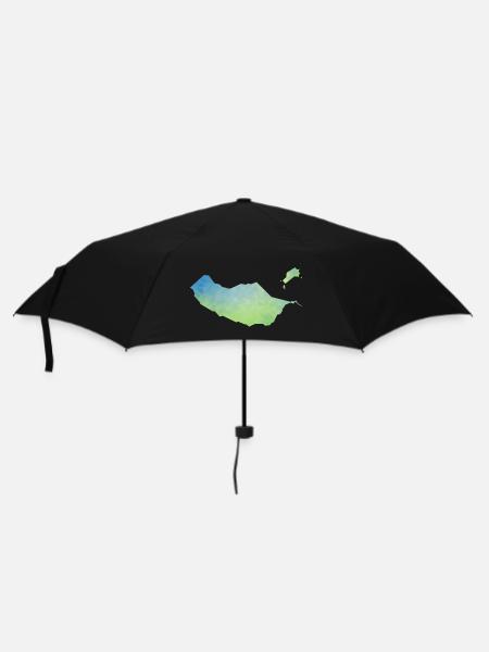Madeira - Regenschirm (klein) - Schwarz