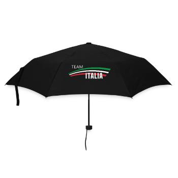 Team Italia - European Championship football fan flag 2021 - Umbrella (small) - black - Front