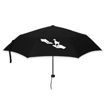 Hund Dog - Umbrella (small) - black - Front
