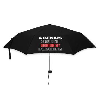 Genius Slumbers Unfortunate All Time - Umbrella (small) - black - Front