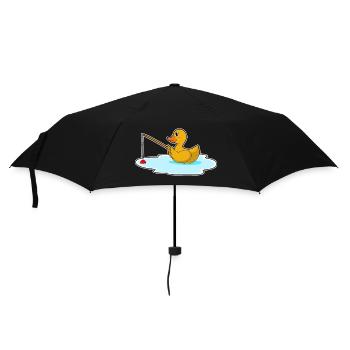 Pêche à la canne pêcheuse pour les pêcheurs canards - Parapluie standard - noir - Devant