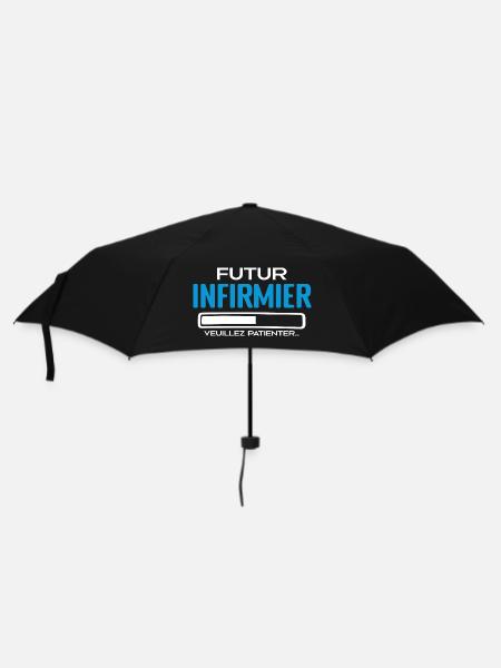 Futur Infirmier Idée Cadeau Infirmier - Parapluie standard - noir